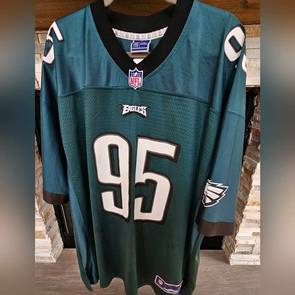 Philadelphia Eagles Green Men's NFL Pro Line Jersey Mychal Kendricks #95 2XL